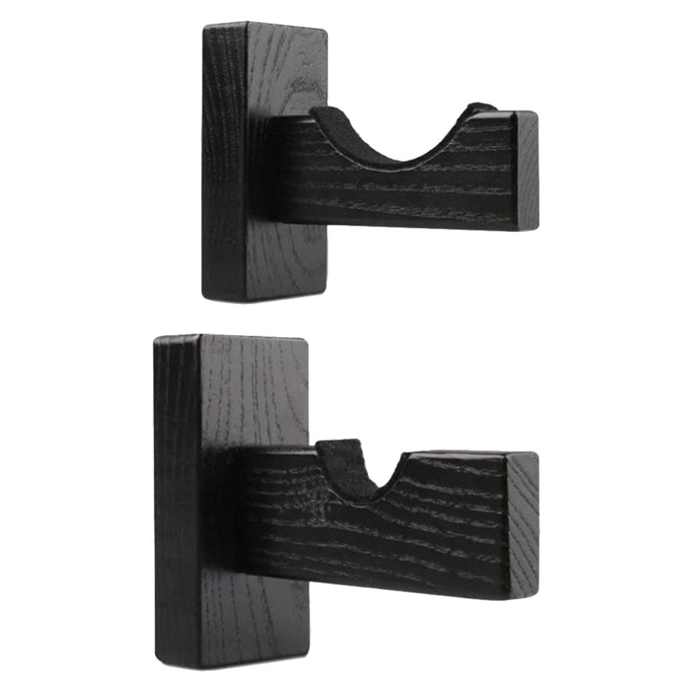 Home Bar Stand - 2Pcs Wooden Baseball Bat Wall Mount
