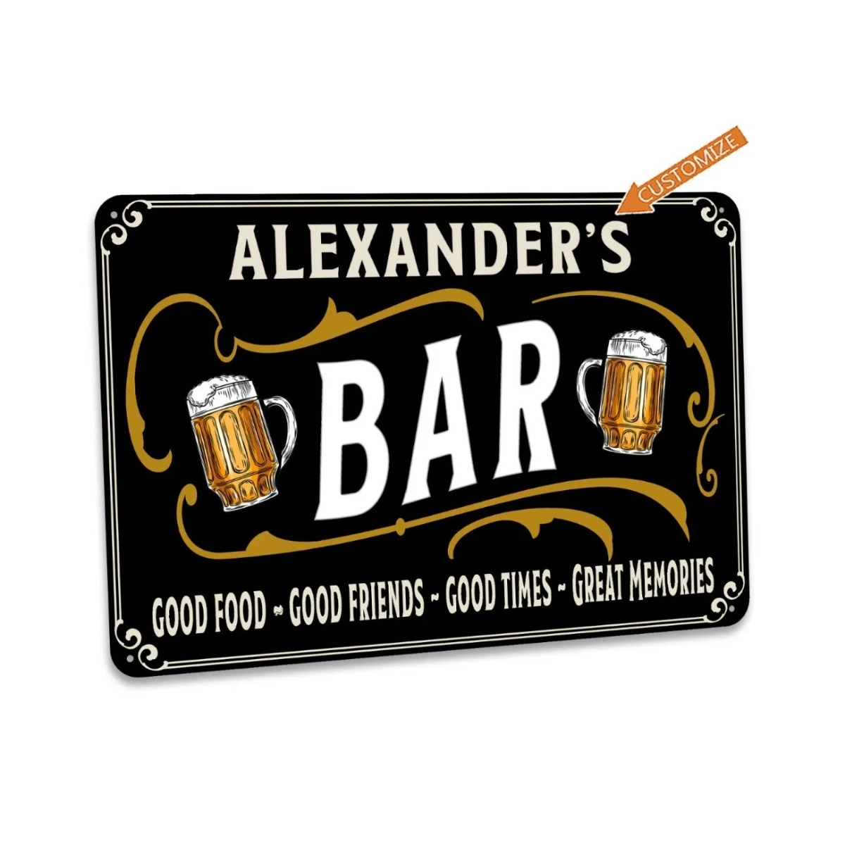 Home Bar Signs - Custom Bar Sign Personalized Home Bar