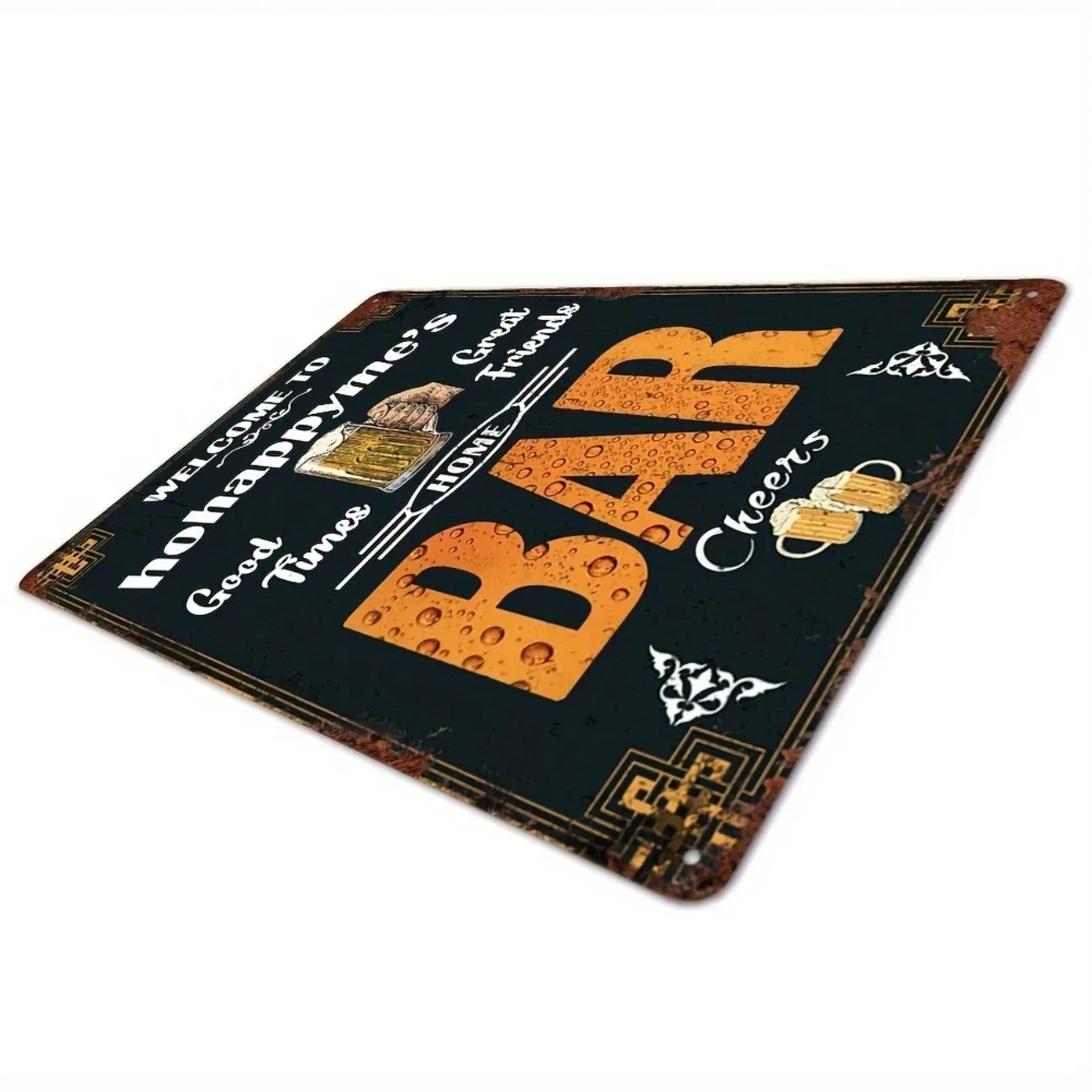 1pc Customizable Vintage Metal - Home Bar Signs ulasan dan harga