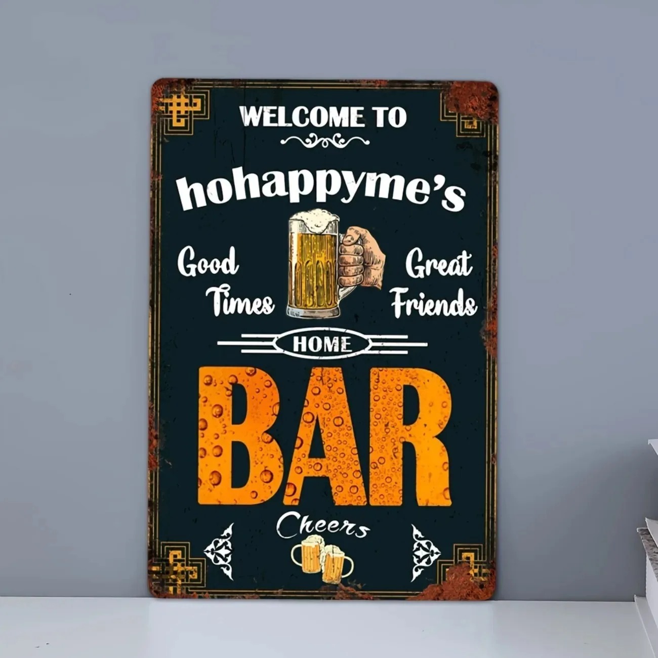1pc Customizable Vintage Metal - Home Bar Signs ulasan dan harga