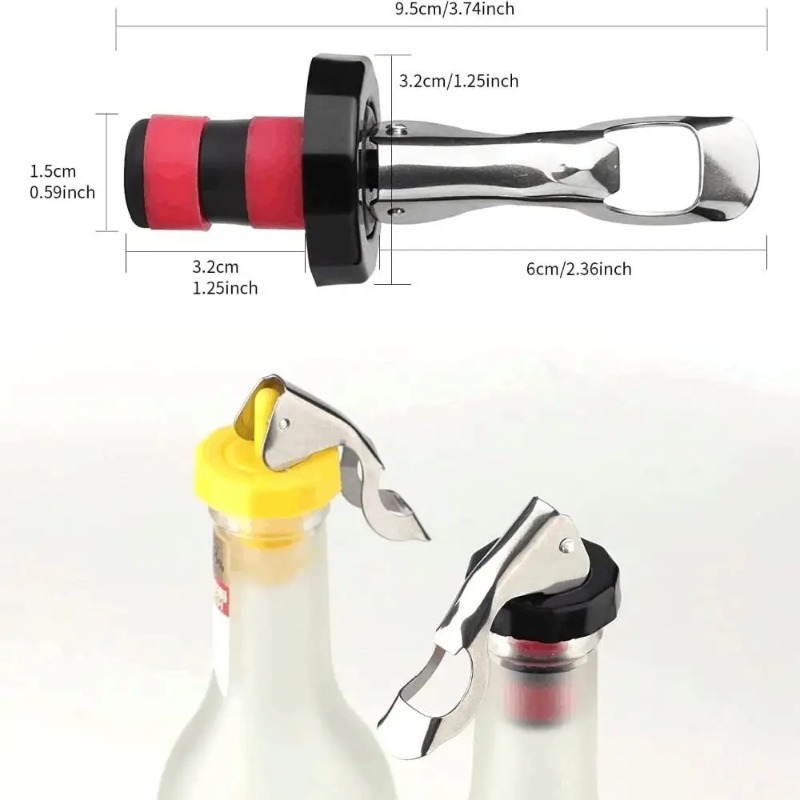 1/12PCS Vacuum Bottle Stoppers - Wine Preservation Pump ulasan dan harga