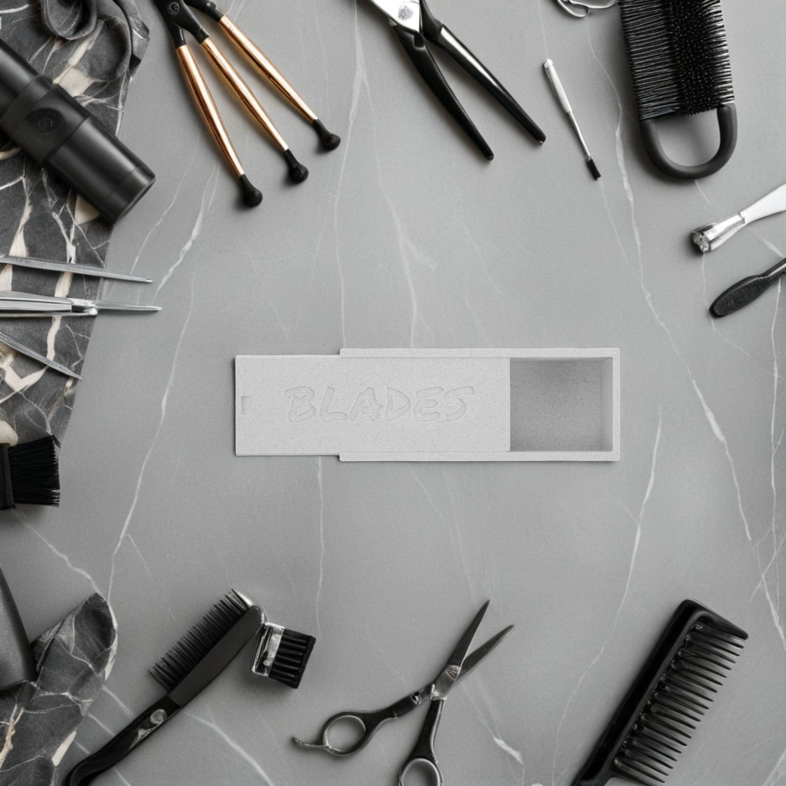 White Double Compartment Blade - Home Barber ulasan dan harga