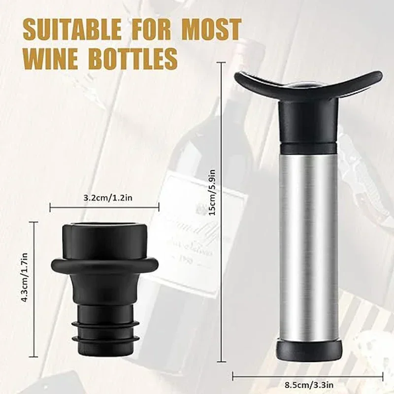 Vacuum Wine Pump Kit with Wine - Wine Preservation Pump ulasan dan harga