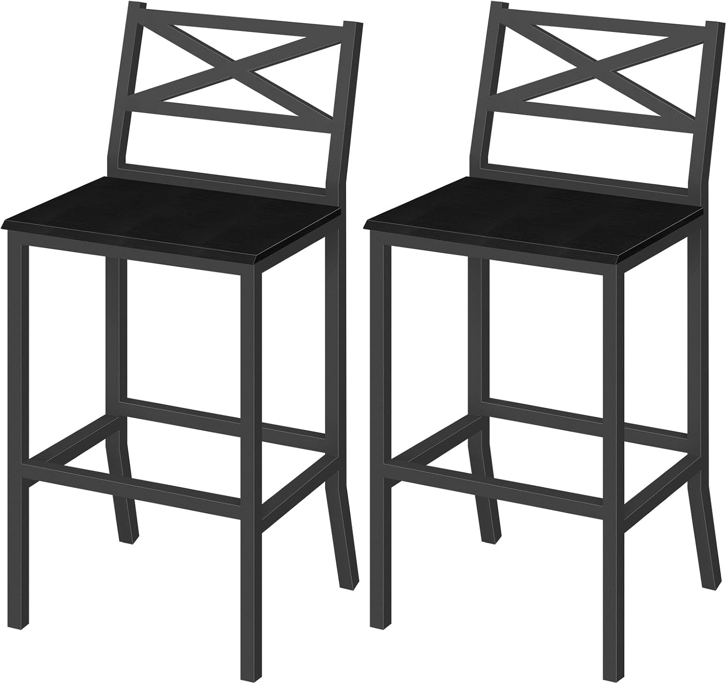 Bar Stools, Set of 2 Bar Chair - Home Bar And Counter ulasan dan harga