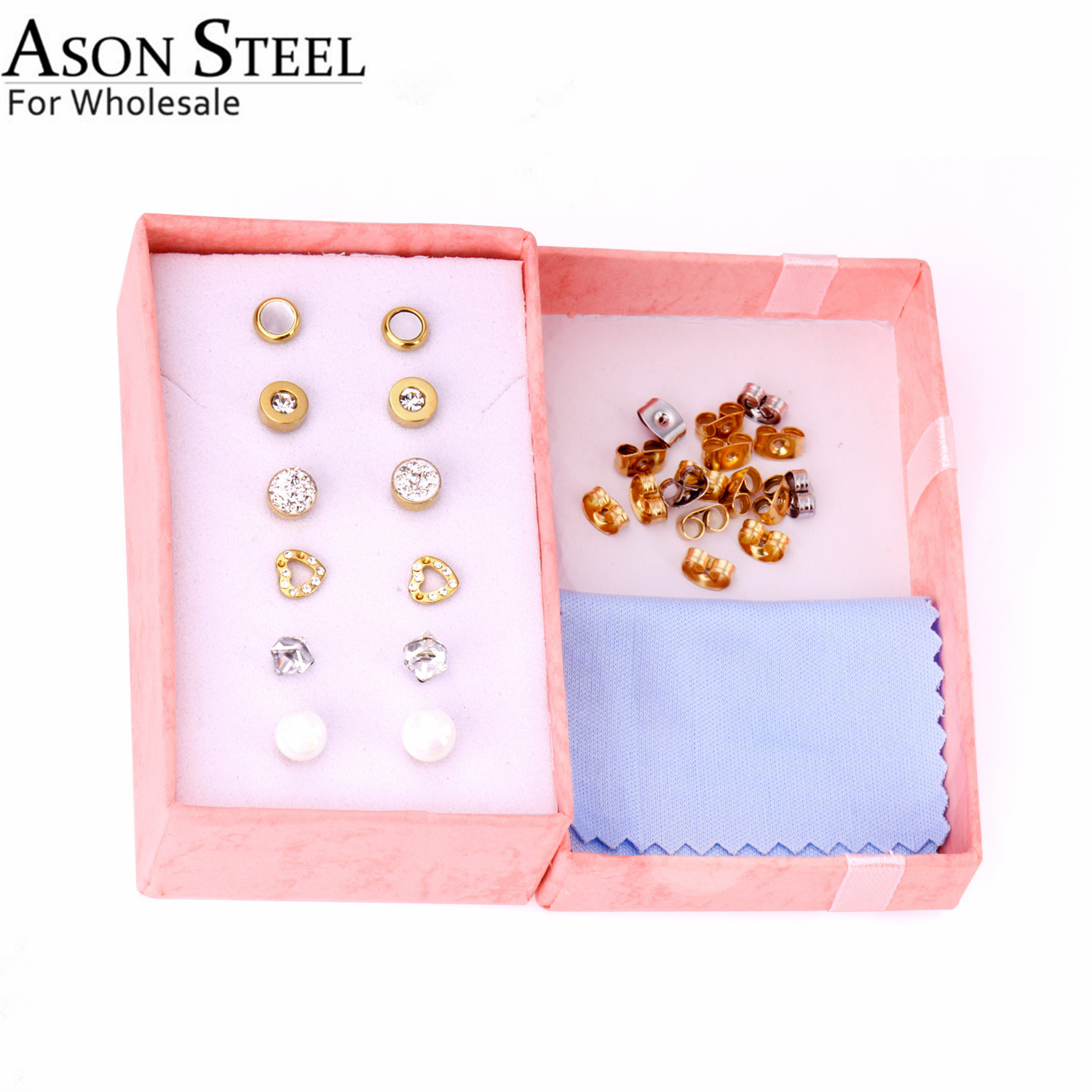 ASONSTEEL 6pairs/Box Round Squ - Bar Cart Gold ulasan dan harga