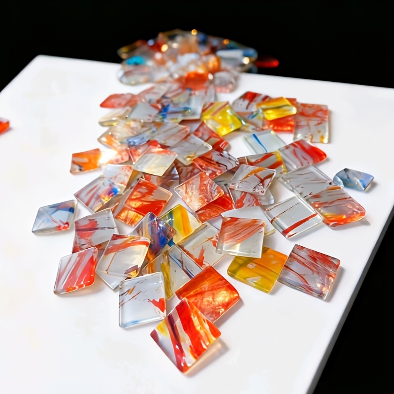 100g square mosaic hand-painte - Home Bar And Counter ulasan dan harga
