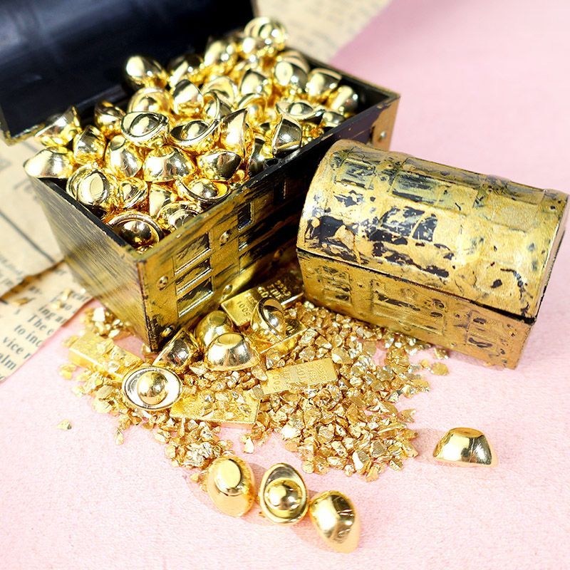 1set Mini Gold Bar Ingot Pirat - Bar Cart Gold ulasan dan harga