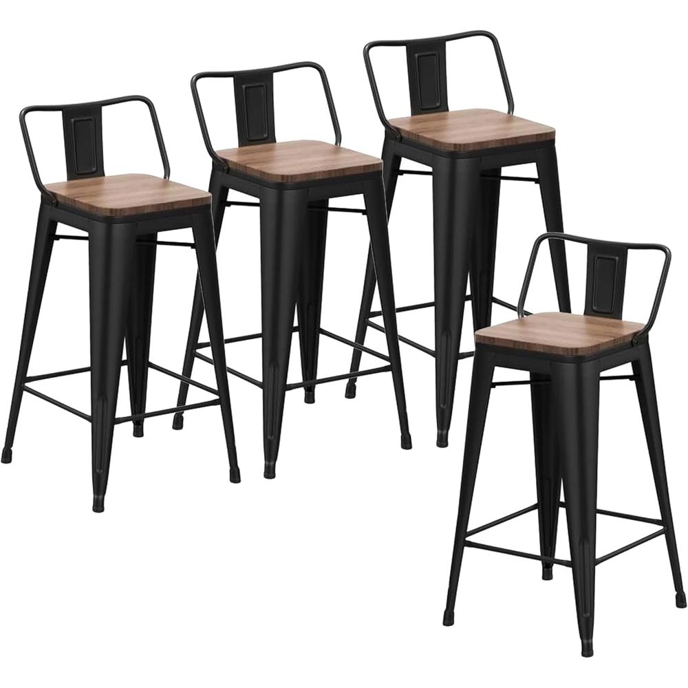 24 Inch Bar Stools Set o 4 Ind - Home Bar And Counter ulasan dan harga