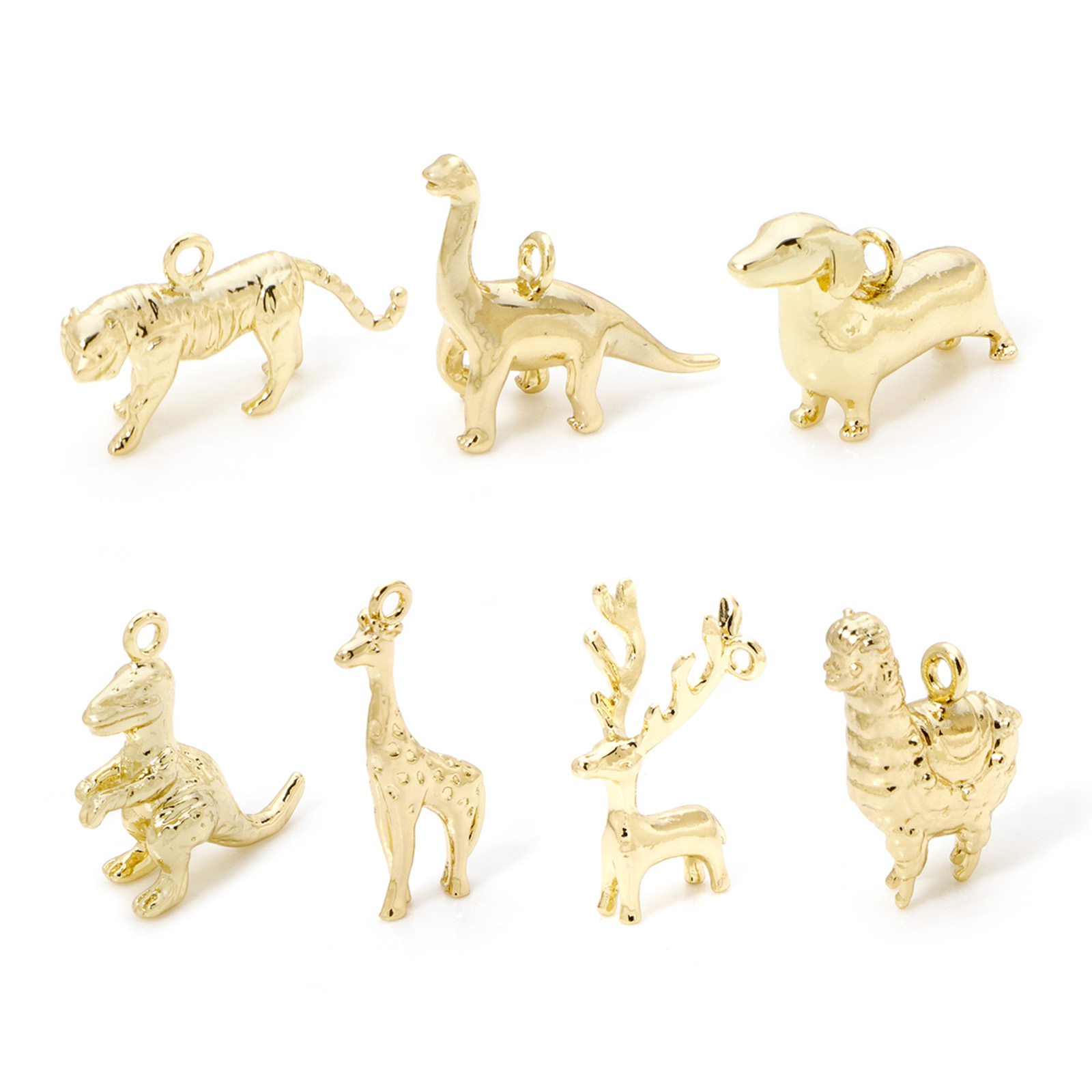 2pcs Animal Brass Charms 18k G - Bar Cart Gold ulasan dan harga