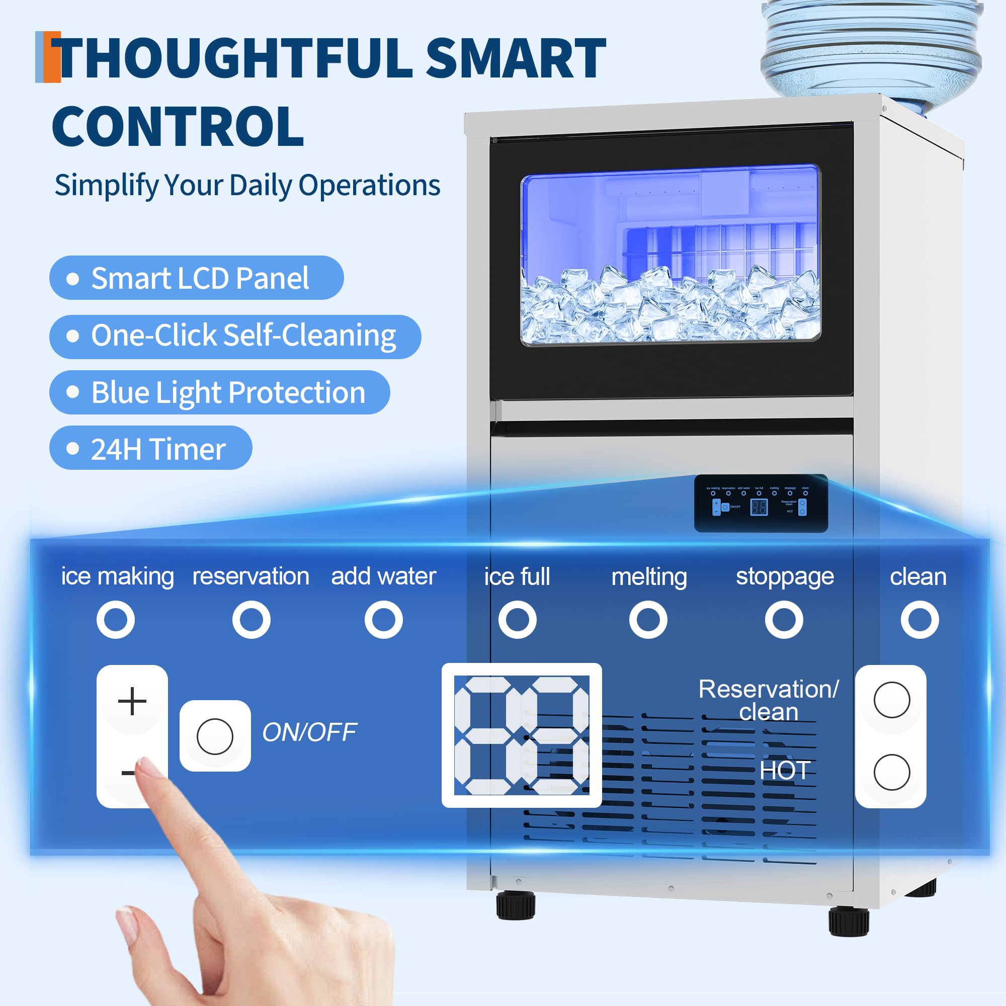 Commercial Ice Maker Machine 1 - Home Bar And Counter ulasan dan harga