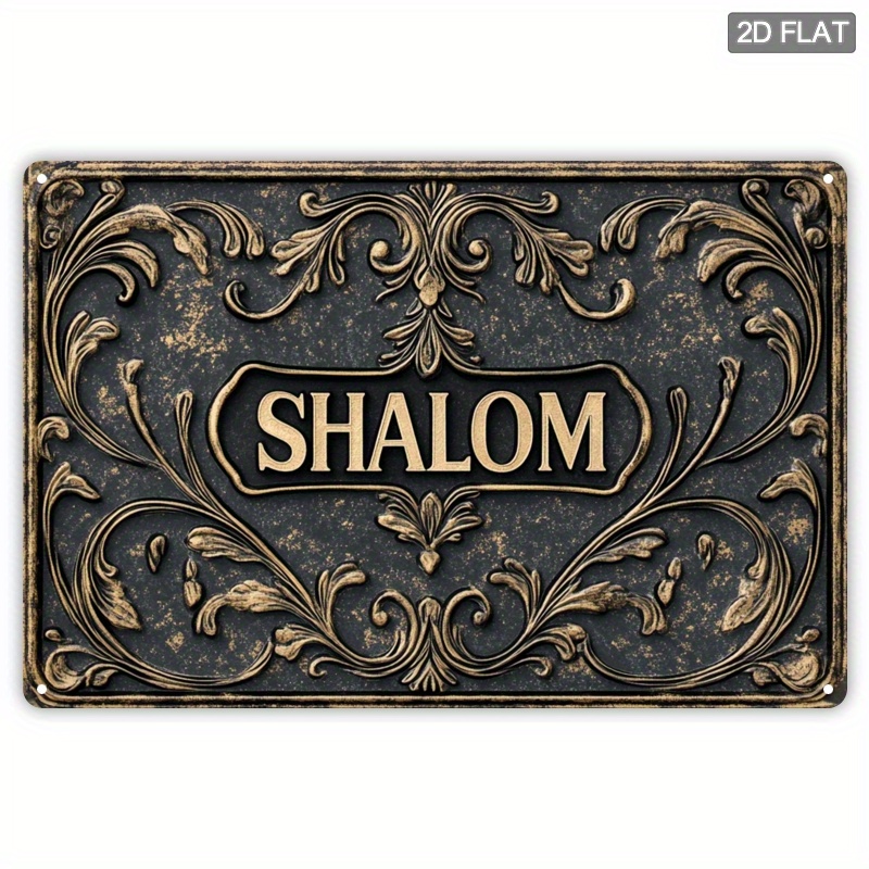 CIFBUY Vintage Shalom Aluminum - Home Bar Signs ulasan dan harga