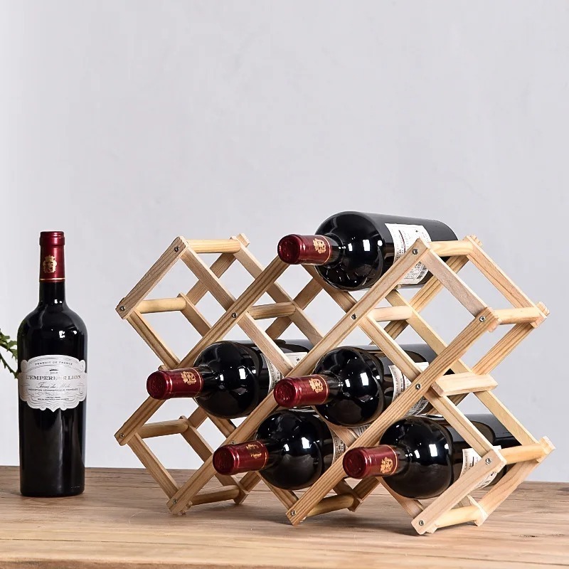 Stackable Wine Storage Shelves - Home Bar Shelf ulasan dan harga