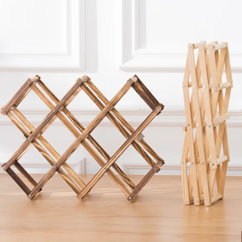 Stackable Wine Storage Shelves - Home Bar Shelf ulasan dan harga
