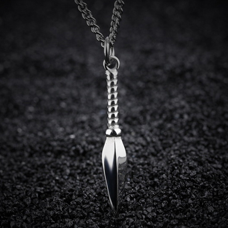 Spear Pendant Necklace For Men - Bar Cart Gold ulasan dan harga