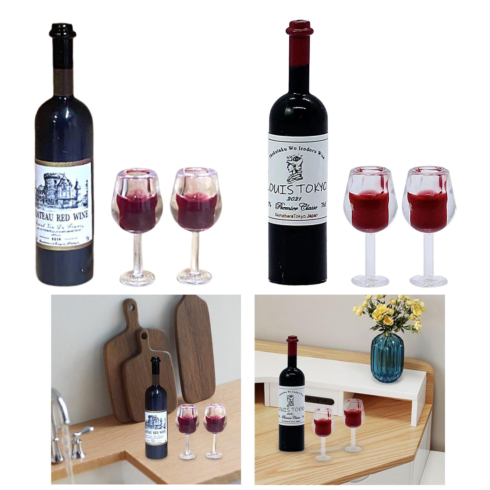 1/12 Scale Dollhouse Wine Bott - Home Bar Shelf ulasan dan harga