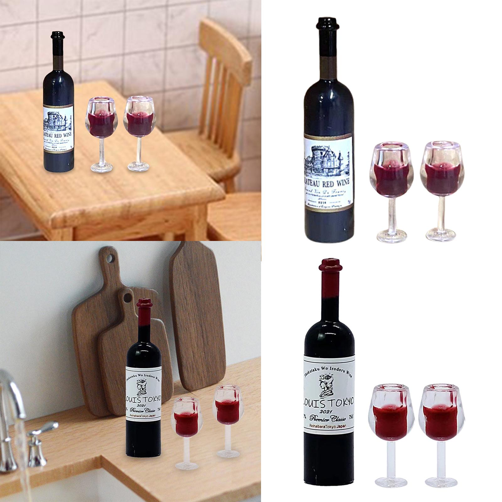1/12 Scale Dollhouse Wine Bott - Home Bar Shelf ulasan dan harga