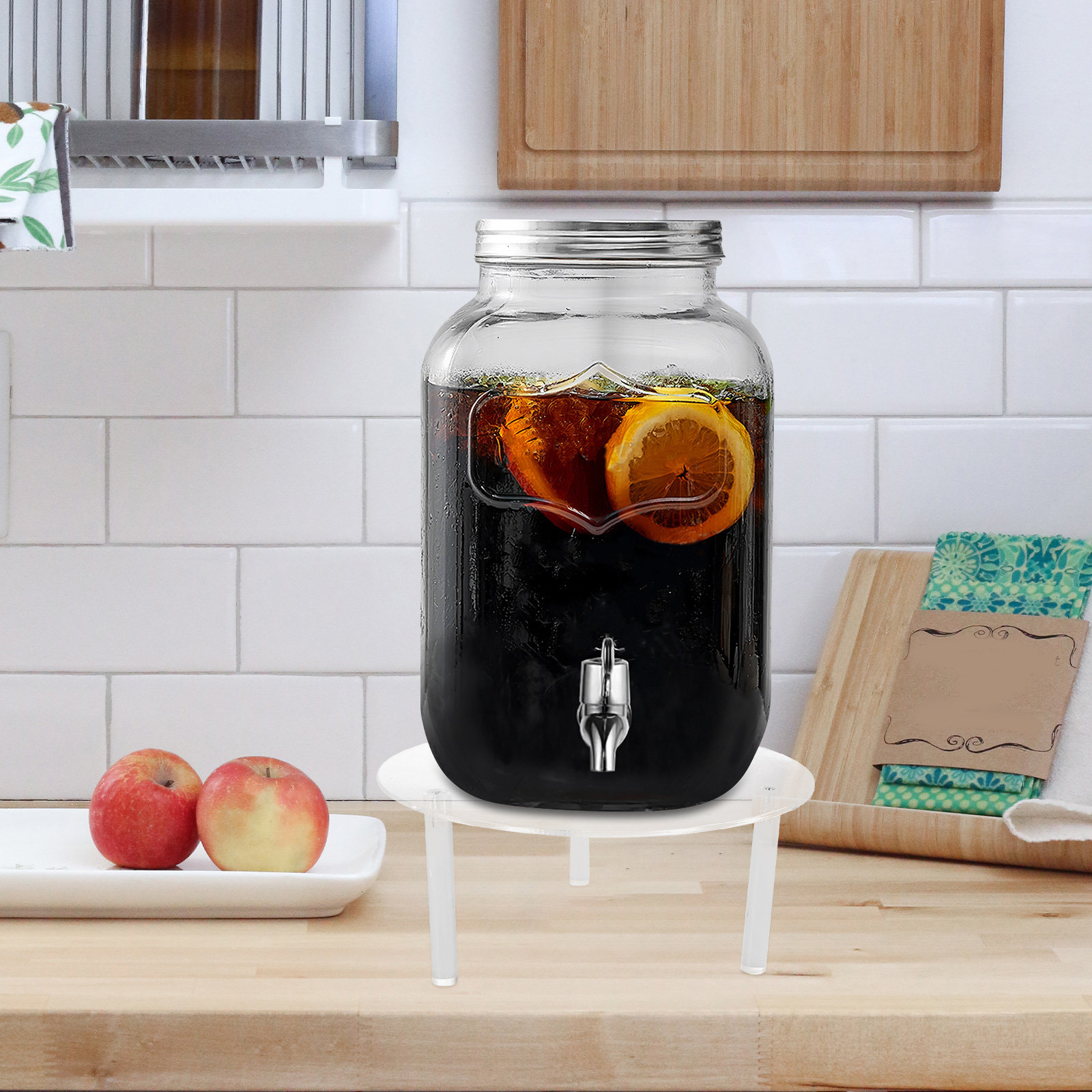 Acrylic Drink Dispenser Stand  - Home Bar Stand ulasan dan harga