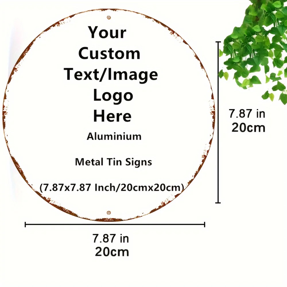 Custom Round Tin Sign - Vintag - Home Bar Signs ulasan dan harga