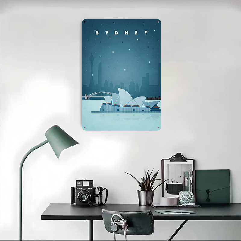 Sydney Travel Poster Customize - Home Bar Sydney ulasan dan harga