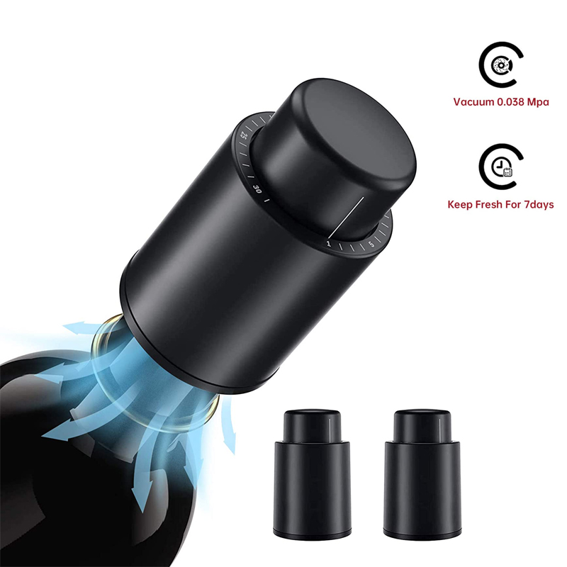 LMETJMA Wine Bottle Stoppers R - Wine Preservation Pump ulasan dan harga