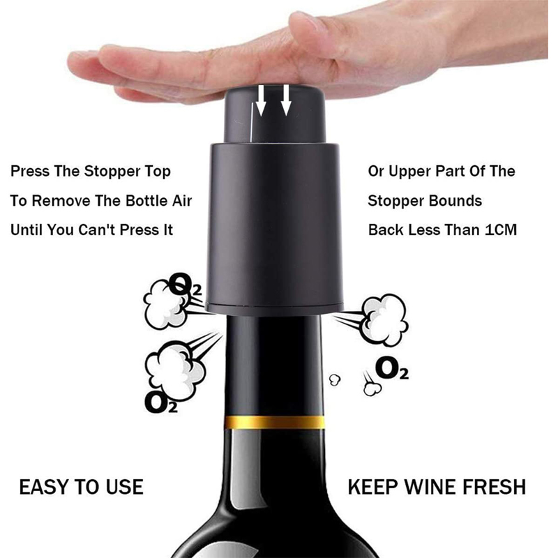 LMETJMA Wine Bottle Stoppers R - Wine Preservation Pump ulasan dan harga