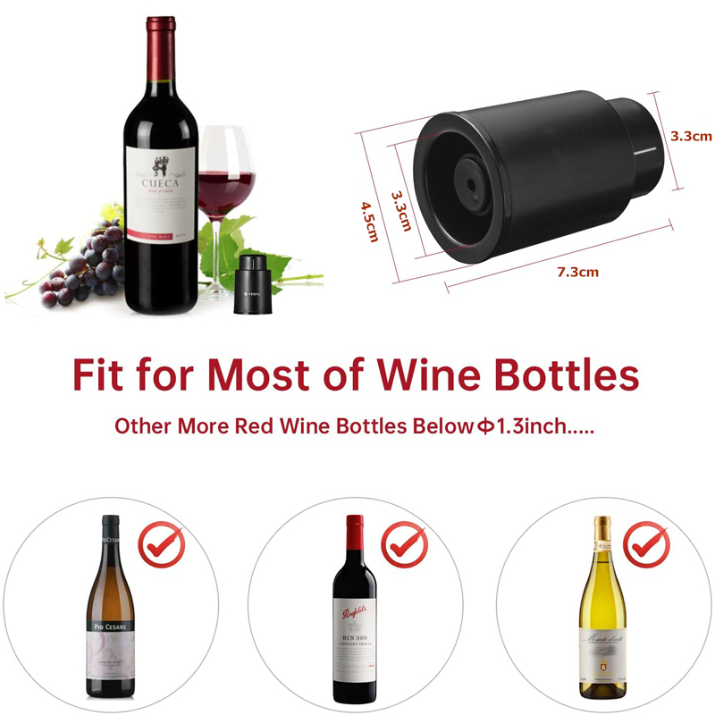 LMETJMA Wine Bottle Stoppers R - Wine Preservation Pump ulasan dan harga