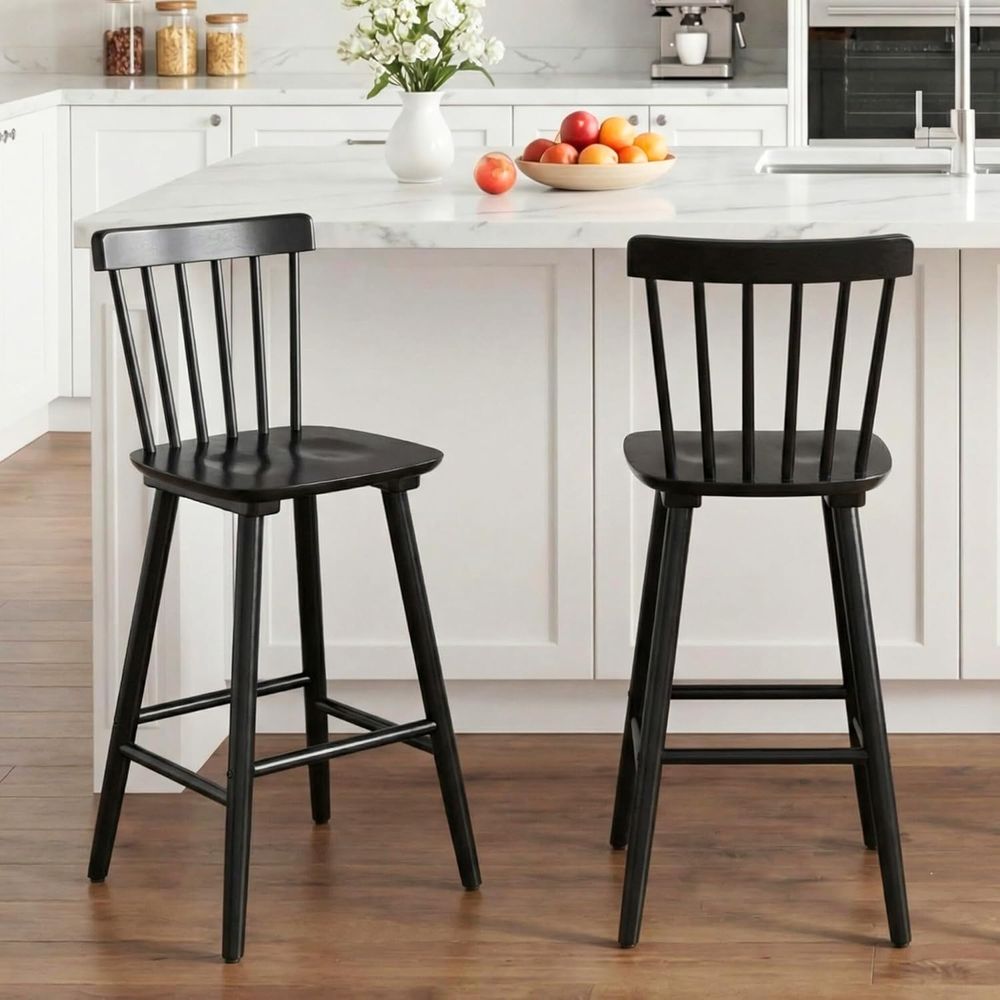 Set of 4, 26 Counter Height Wo - Home Bar Stools ulasan dan harga